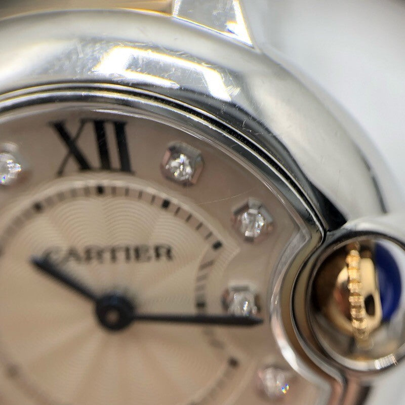 カルティエ Cartier バロンブルードゥカルティエ28ｍｍ WE902030 PG/SS レディース 腕時計