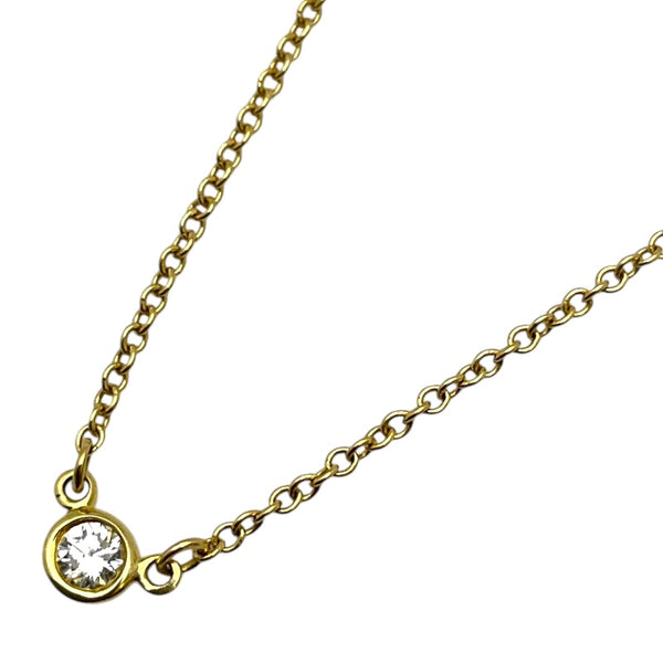 ティファニー TIFFANY＆CO バイザヤードネックレス 750YG ジュエリー