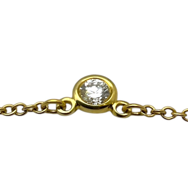 ティファニー TIFFANY＆CO バイザヤードネックレス 750YG ジュエリー