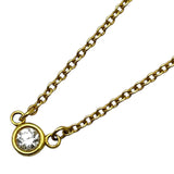 ティファニー TIFFANY＆CO バイザヤードネックレス ゴールド 750YG  アクセサリー