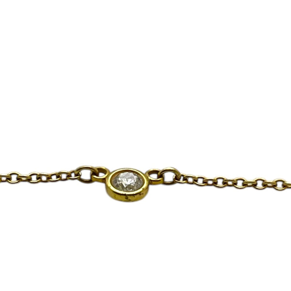 ティファニー TIFFANY＆CO バイザヤードネックレス ゴールド 750YG  アクセサリー