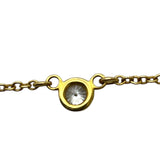 ティファニー TIFFANY＆CO バイザヤードネックレス ゴールド 750YG アクセサリー