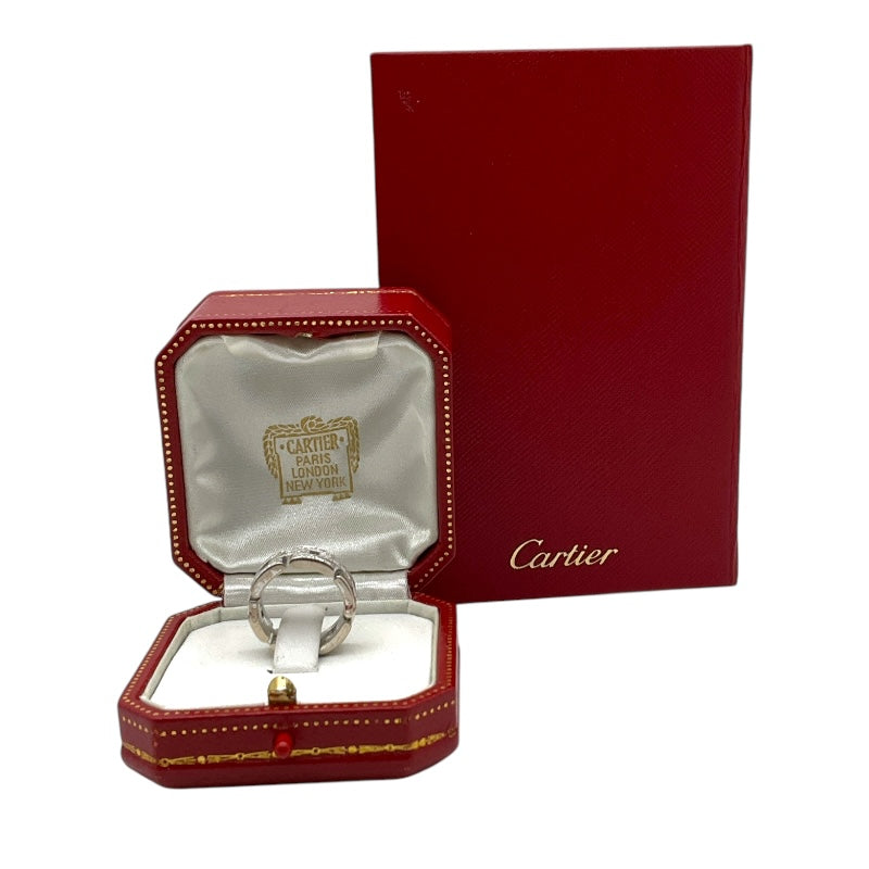 カルティエ Cartier マイヨンパンテールダイヤリング３ロウ 750WG ジュエリー | 中古ブランドリユースショップ OKURA(おお蔵)