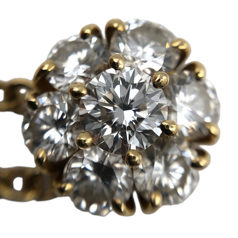 ヴァンクリーフ＆アーペル Van Cleef & Arpels フルーレット ダイヤネックレス K18YG/ダイヤモンド ジュエリー