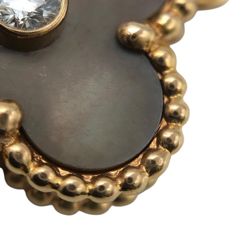 ヴァンクリーフ＆アーペル Van Cleef & Arpels ヴィンテージ アルハンブラ ネックレス K18PG/マザーオブパール ダイヤモンド ジュエリー