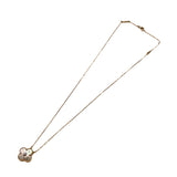 ヴァンクリーフ＆アーペル Van Cleef & Arpels ヴィンテージ アルハンブラ ネックレス K18PG/マザーオブパール ダイヤモンド ジュエリー