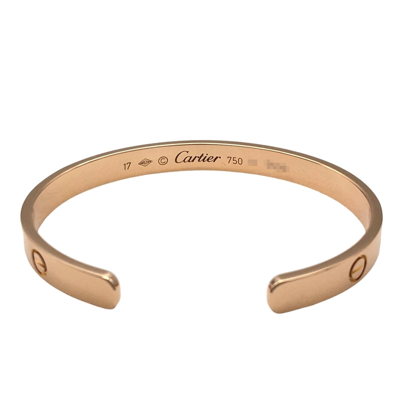 カルティエ Cartier オープンラブブレス K18PG ジュエリー