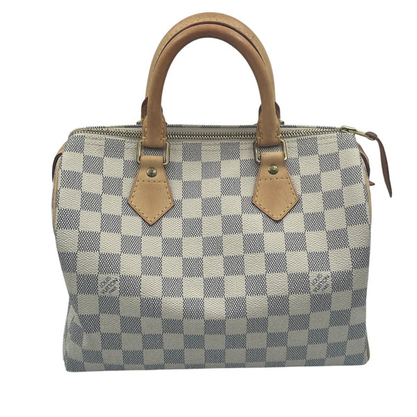 ルイ・ヴィトン LOUIS VUITTON スピーディ25 N41371 ダミエ・アズール ダミエキャンバス レディース ハンドバッグ