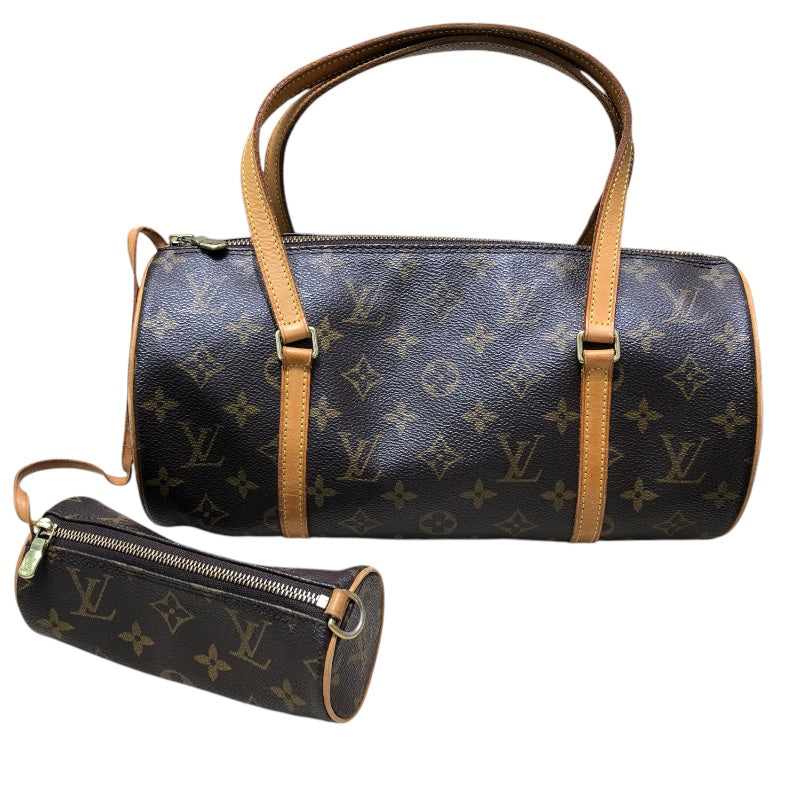 ルイ・ヴィトン LOUIS VUITTON パピヨン30 M51385 ブラウン PVC モノグラム レディース トートバッグ