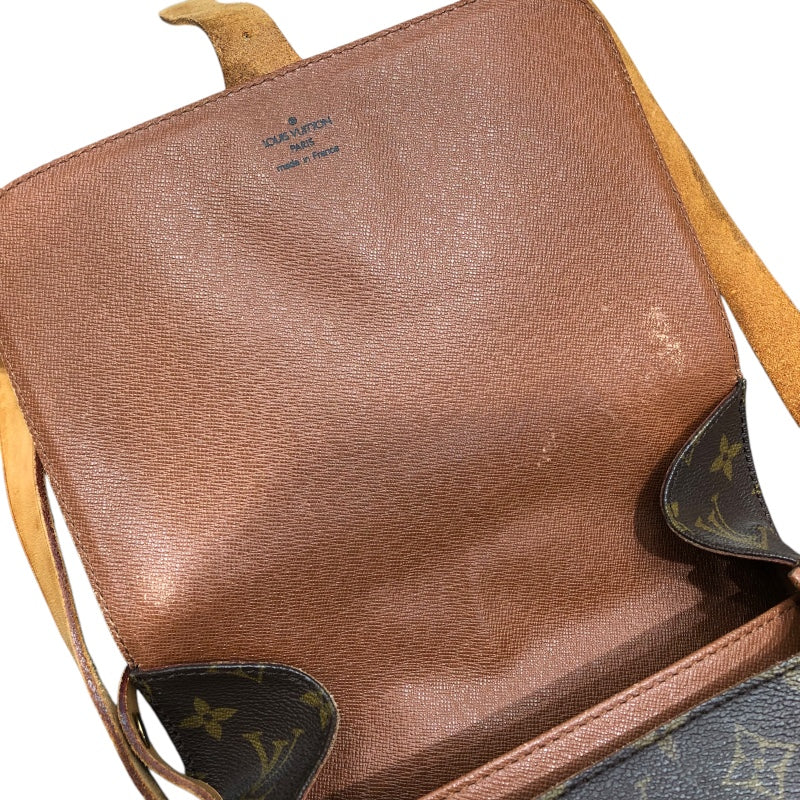 ルイ・ヴィトン LOUIS VUITTON カルトシエールMM M51253 モノグラム ブラウン PVC レザー レディース ショルダーバッグ