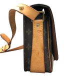 ルイ・ヴィトン LOUIS VUITTON カルトシエールMM M51253 モノグラム ブラウン PVC レザー レディース ショルダーバッグ