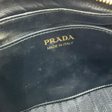 プラダ PRADA ダイアグラム チェーンショルダーバッグ 1BH084 ブラック ゴールド金具  レザー レディース ショルダーバッグ