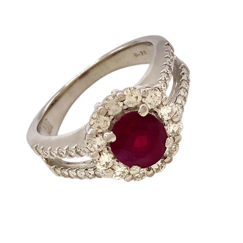 ルビーリング Pt900 ルビー ジュエリー