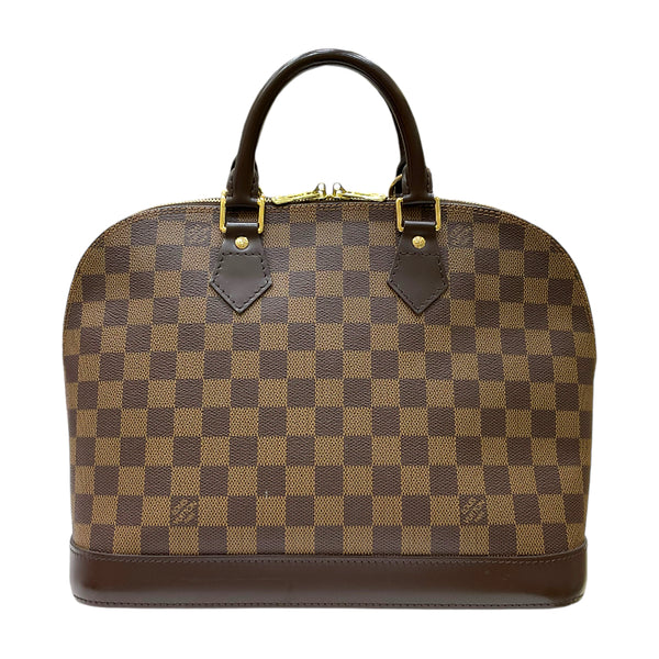 ルイ・ヴィトン LOUIS VUITTON アルマ N51131 エベヌ  ダミエ・キャンバス/レザー レディース ハンドバッグ