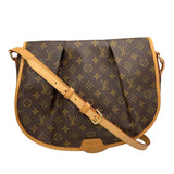 ルイ・ヴィトン LOUIS VUITTON メニルモンタンMM M40473 ブラウン モノグラムキャンバス レディース ショルダーバッグ