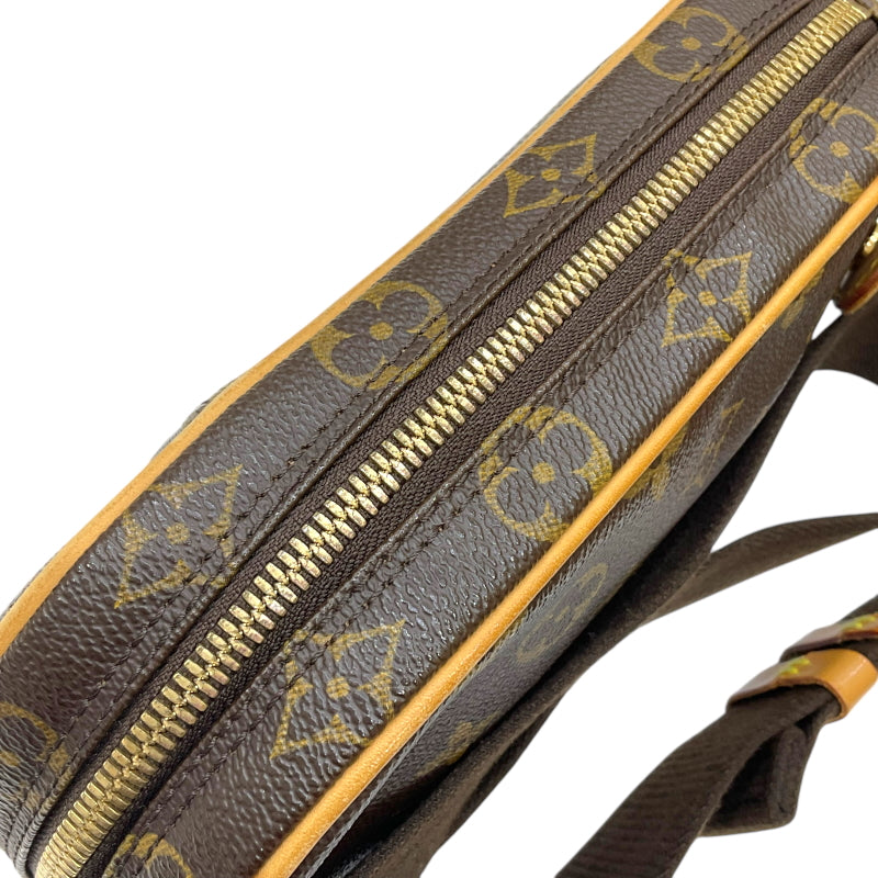 ルイ・ヴィトン LOUIS VUITTON ポシェット・ガンジュ M51870 ブラウン モノグラム・キャンバス/レザー ユニセックス ボディバッグ