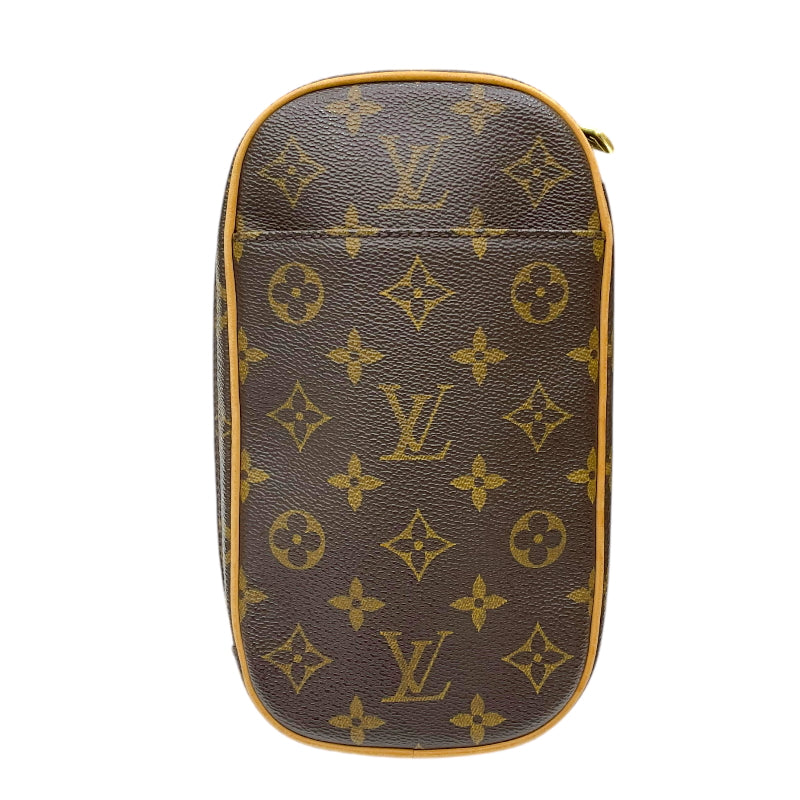 ルイ・ヴィトン LOUIS VUITTON ポシェット・ガンジュ M51870 ブラウン モノグラム・キャンバス/レザー ユニセックス ボディバッグ