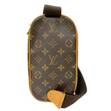 ルイ・ヴィトン LOUIS VUITTON ポシェット・ガンジュ M51870 ブラウン モノグラム・キャンバス/レザー ユニセックス ボディバッグ