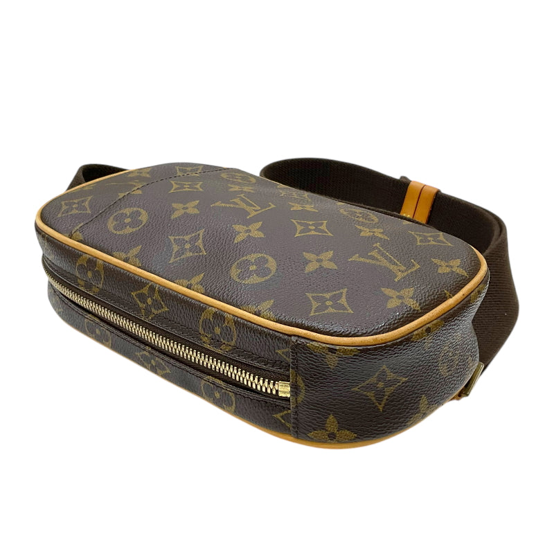 ルイ・ヴィトン LOUIS VUITTON ポシェット・ガンジュ M51870 ブラウン モノグラム・キャンバス/レザー ユニセックス ボディバッグ