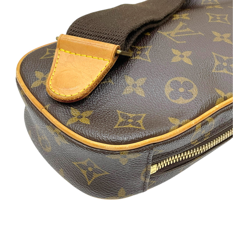 ルイ・ヴィトン LOUIS VUITTON ポシェット・ガンジュ M51870 ブラウン モノグラム・キャンバス/レザー ユニセックス ボディバッグ