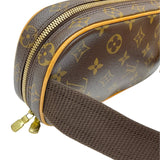 ルイ・ヴィトン LOUIS VUITTON ポシェット・ガンジュ M51870 ブラウン モノグラム・キャンバス/レザー ユニセックス ボディバッグ