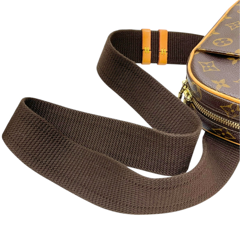 ルイ・ヴィトン LOUIS VUITTON ポシェット・ガンジュ M51870 ブラウン モノグラム・キャンバス/レザー ユニセックス ボディバッグ