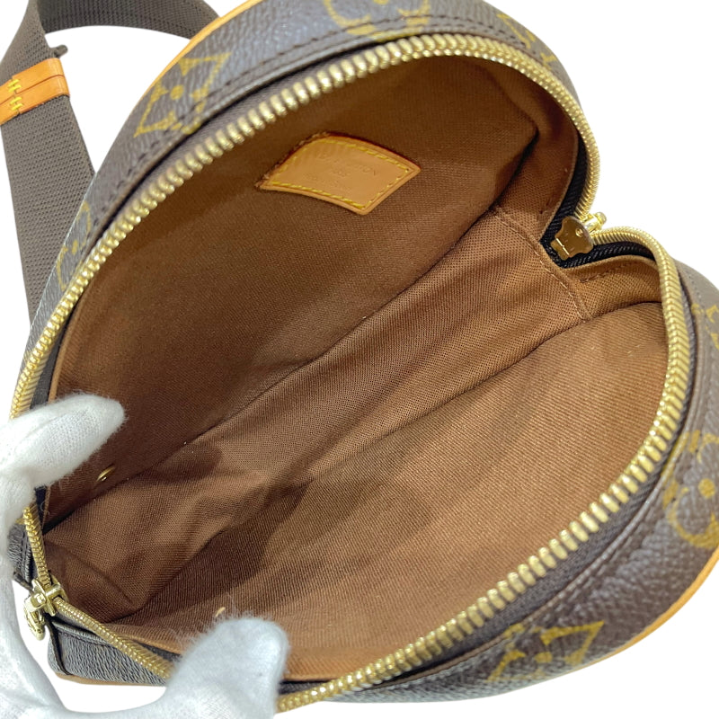 ルイ・ヴィトン LOUIS VUITTON ポシェット・ガンジュ M51870 ブラウン モノグラム・キャンバス/レザー ユニセックス ボディバッグ