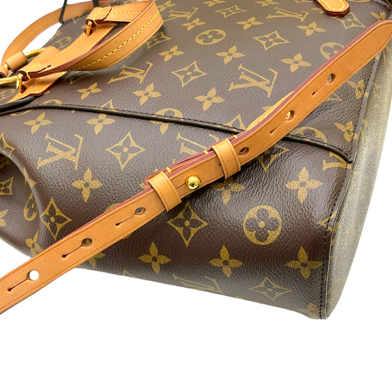 ルイ・ヴィトン LOUIS VUITTON モンスリー M43431 ブラウン モノグラム・キャンバス/レザー レディース リュック バックパック