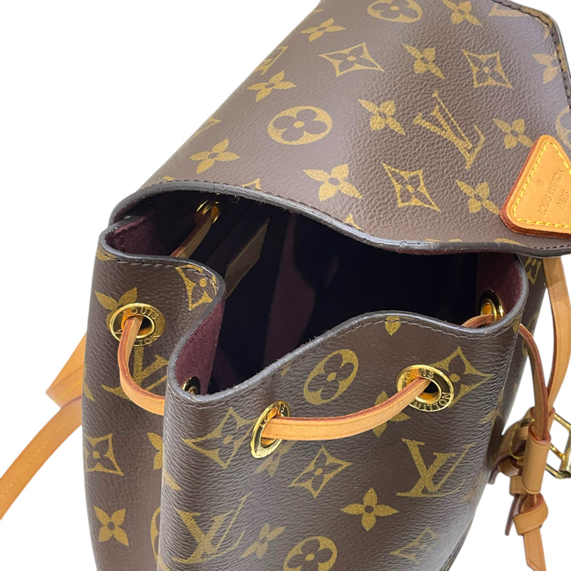 ルイ・ヴィトン LOUIS VUITTON モンスリー M43431 ブラウン モノグラム・キャンバス/レザー レディース リュック バックパック