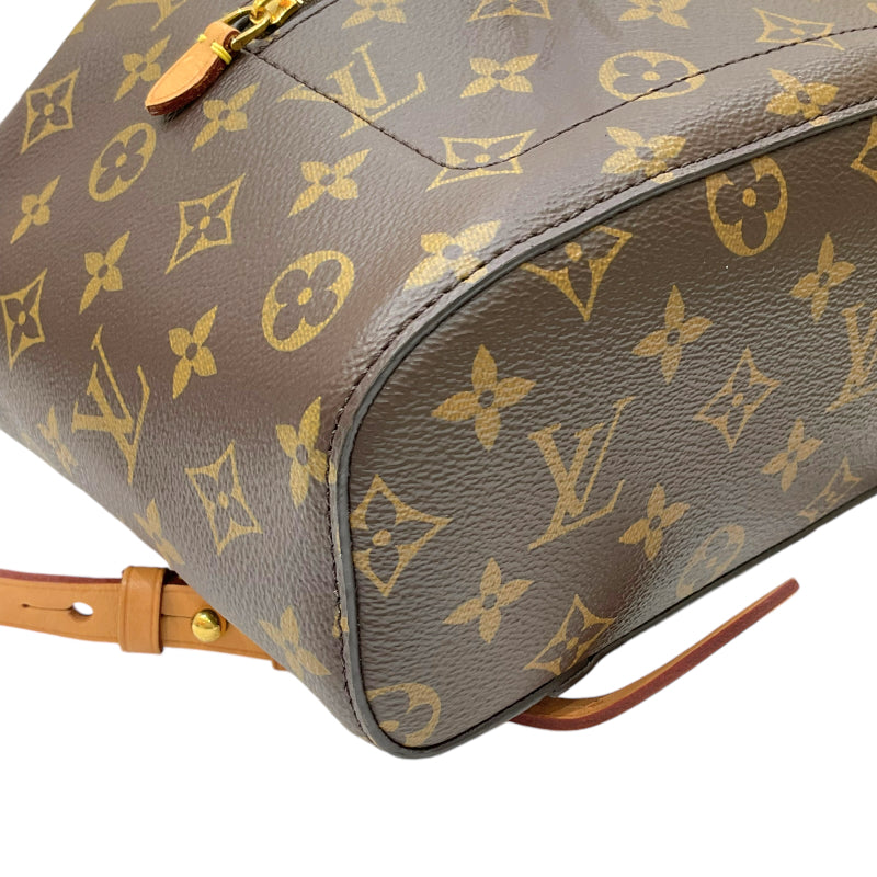 ルイ・ヴィトン LOUIS VUITTON モンスリー M43431 ブラウン モノグラム・キャンバス/レザー レディース リュック バックパック