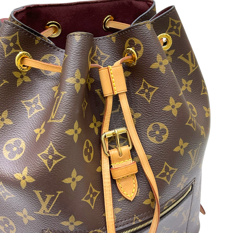 ルイ・ヴィトン LOUIS VUITTON モンスリー M43431 ブラウン モノグラム・キャンバス/レザー レディース リュック バックパック