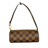 ルイ・ヴィトン LOUIS VUITTON パピヨンGM N51303 ブラウン　ゴールド金具 ダミエ レディース ハンドバッグ