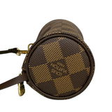 ルイ・ヴィトン LOUIS VUITTON パピヨンGM N51303 ブラウン　ゴールド金具 ダミエ レディース ハンドバッグ