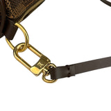 ルイ・ヴィトン LOUIS VUITTON パピヨンGM N51303 ブラウン　ゴールド金具 ダミエ レディース ハンドバッグ