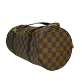 ルイ・ヴィトン LOUIS VUITTON パピヨンGM N51303 ブラウン　ゴールド金具 ダミエ レディース ハンドバッグ
