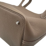 エルメス HERMES ピコタンロックMM U刻 エトゥープ トリヨン レディース ハンドバッグ