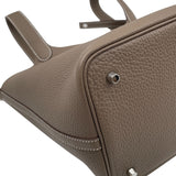 エルメス HERMES ピコタンロックMM U刻 エトゥープ トリヨン レディース ハンドバッグ