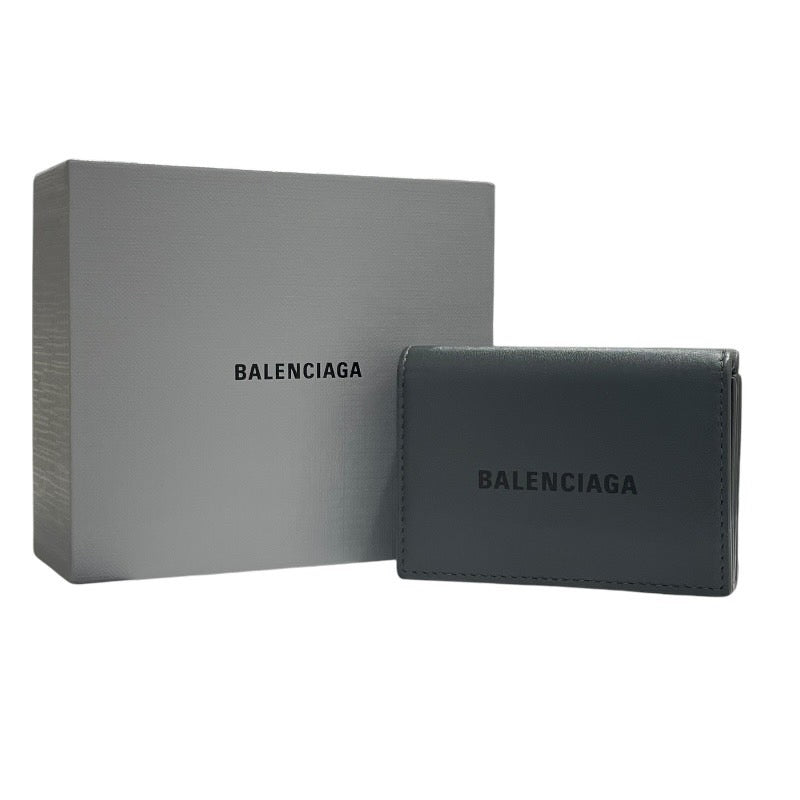 バレンシアガ BALENCIAGA キャッシュミニウォレット 594312 レザー メンズ 三つ折り財布