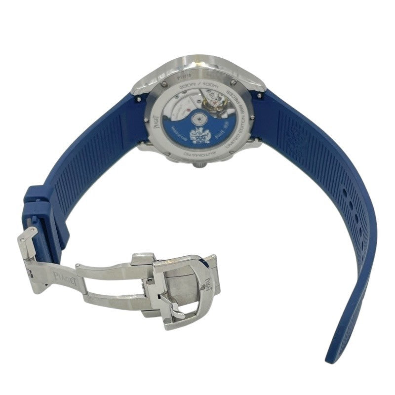 ピアジェ PIAGET ポロ クロノグラフ 世界888本限定 G0A46013 シルバー SS/ラバーベルト メンズ 腕時計