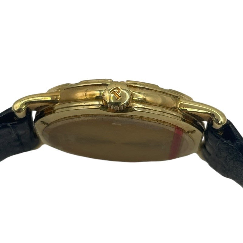 ピアジェ PIAGET ダンサー 90463 ブラック K18YG/革ベルト レディース 腕時計