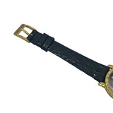 ピアジェ PIAGET ダンサー 90463 ブラック K18YG/革ベルト レディース 腕時計