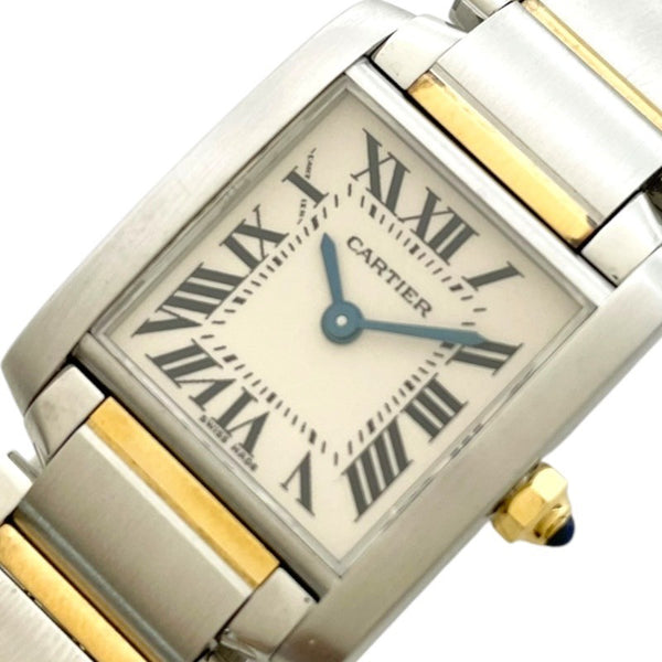 カルティエ Cartier タンクフランセーズSM W51007Q4 YG/SS レディース 腕時計