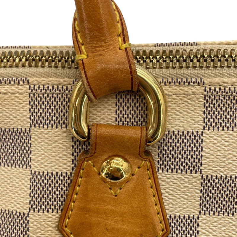 ルイ・ヴィトン LOUIS VUITTON サレヤMM N51185 ホワイト ダミエ・アズール レディース トートバッグ