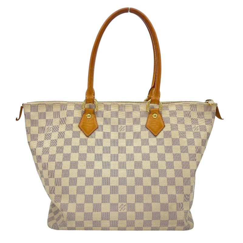 ルイ・ヴィトン LOUIS VUITTON サレヤMM N51185 ホワイト ダミエ・アズール レディース トートバッグ