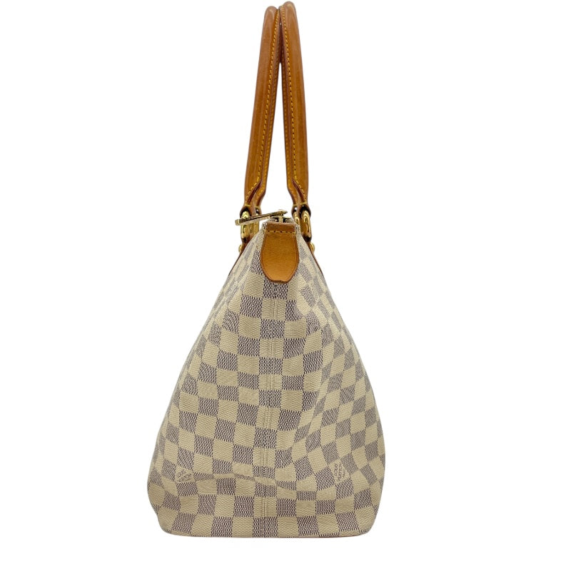 ルイ・ヴィトン LOUIS VUITTON サレヤMM N51185 ホワイト ダミエ・アズール レディース トートバッグ