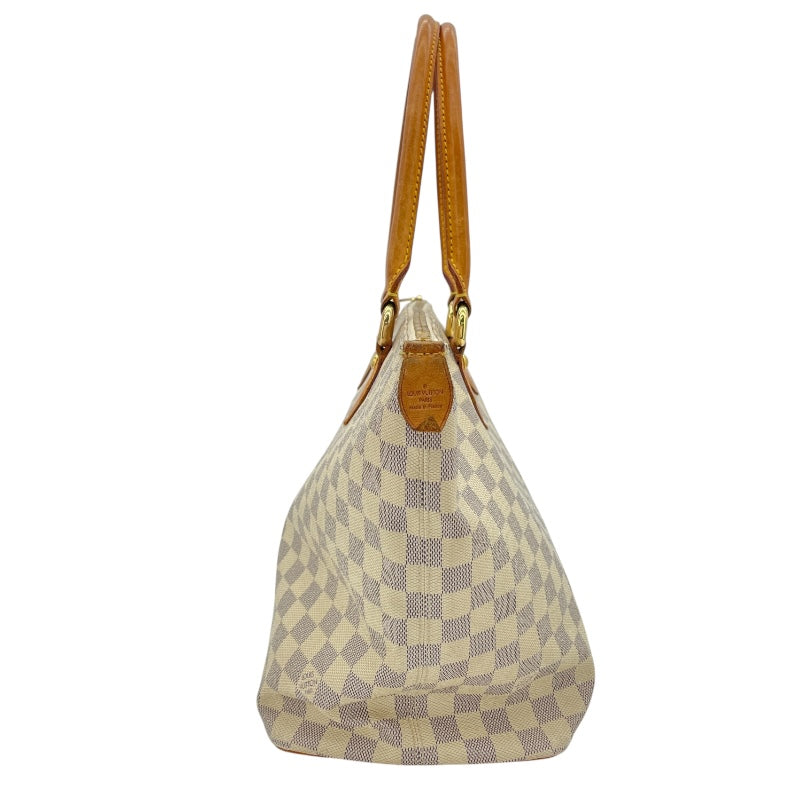 ルイ・ヴィトン LOUIS VUITTON サレヤMM N51185 ホワイト ダミエ・アズール レディース トートバッグ