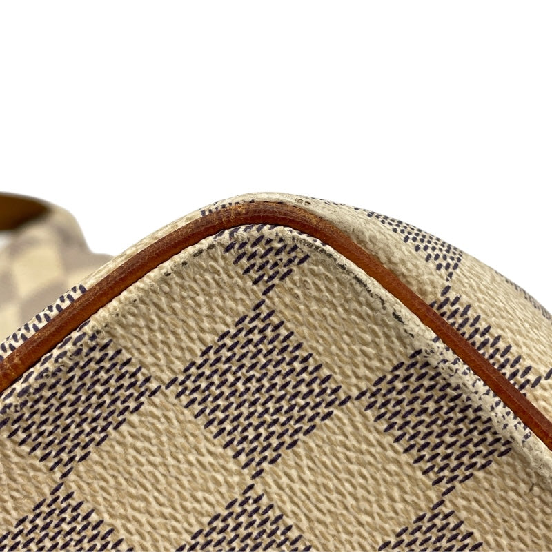 ルイ・ヴィトン LOUIS VUITTON サレヤMM N51185 ホワイト ダミエ・アズール レディース トートバッグ