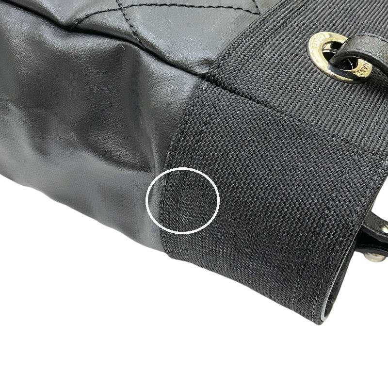 シャネル CHANEL パリビアリッツ トートPM A34208 15番台 ブラック シルバー金具 キャンバス/レザー レディース トートバッグ