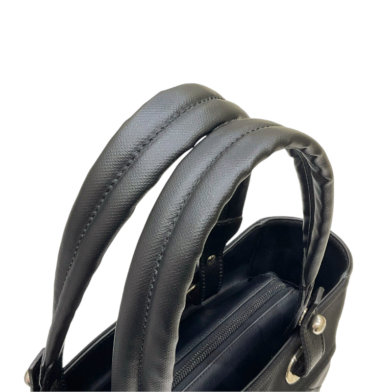 シャネル CHANEL パリビアリッツ トートPM A34208 15番台 ブラック シルバー金具 キャンバス/レザー レディース トートバッグ