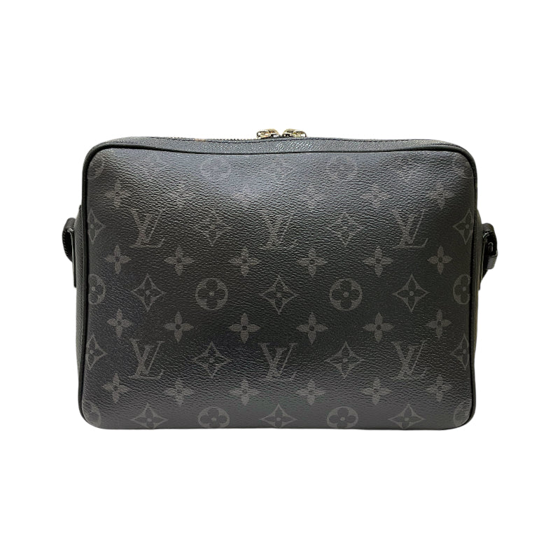 ルイ・ヴィトン LOUIS VUITTON アウトドア・メッセンジャーPM M30233 ブラック×グレー モノグラム・エクリプス メンズ ショルダーバッグ